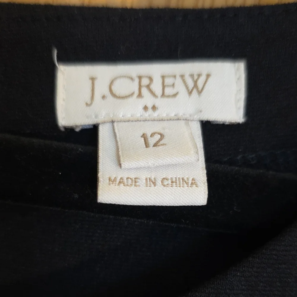 J.‎ Crew Classic Black Mini Dress